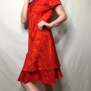 Red Silky Dress